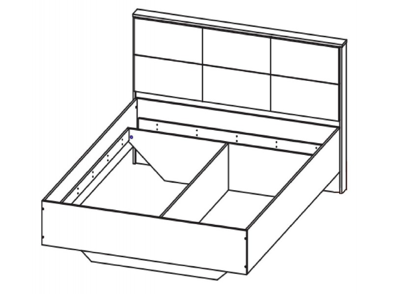 Бруно 73 Кровать с основанием 160х200 [Бруно-Атлант]